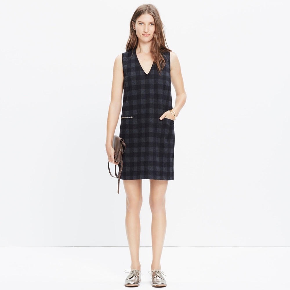 Madewell - Buffalo Checkered Dress - XXS